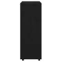 Armario de madera de roble negro 80x40x110 cm de , Armarios roperos - Ref: Foro24-862068, Precio: 86,21 €, Descuento: %