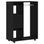 Armario de madera de roble negro 80x40x110 cm de , Armarios roperos - Ref: Foro24-862068, Precio: 86,21 €, Descuento: %
