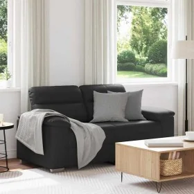 Sofá 2 plazas cuero sintética negro 120 cm de , Sofás - Ref: Foro24-4105337, Precio: 221,36 €, Descuento: %