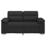 Sofá 2 plazas cuero sintética negro 120 cm de , Sofás - Ref: Foro24-4105337, Precio: 221,36 €, Descuento: %