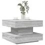 Mesa de centro giratoria 360 grados gris Sonoma 50x50x34,5 cm de , Mesas de centro - Ref: Foro24-858475, Precio: 59,77 €, Des...