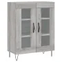 Aparador alto madera contrachapada gris sonoma 69,5x34x180 cm by , Sideboards - Ref: Foro24-3189315, Price: 137,07 €, Discoun...