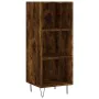 Aparador alto contrachapada roble ahumado 34,5x32,5x180 cm de , Aparadores - Ref: Foro24-3189826, Precio: 77,84 €, Descuento: %