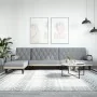 Sofá cama en forma de L tela gris claro 260x140x70 cm de , Sofás - Ref: Foro24-3157272, Precio: 394,24 €, Descuento: %