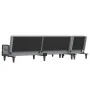 Sofá cama en forma de L tela gris claro 260x140x70 cm de , Sofás - Ref: Foro24-3157272, Precio: 394,24 €, Descuento: %