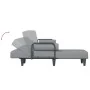 Sofá cama en forma de L tela gris claro 260x140x70 cm de , Sofás - Ref: Foro24-3157272, Precio: 394,24 €, Descuento: %