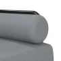 Sofá cama en forma de L tela gris claro 260x140x70 cm de , Sofás - Ref: Foro24-3157272, Precio: 394,24 €, Descuento: %