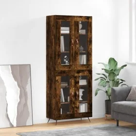 Aparador alto madera contrachapada roble ahumado 69,5x34x180 cm von , Sideboards - Ref: Foro24-3198254, Preis: 154,25 €, Raba...