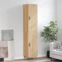 Aparador de madera contrachapada roble Sonoma 34,5x34x180 cm de , Aparadores - Ref: Foro24-3198764, Precio: 101,18 €, Descuen...