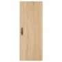 Aparador de madera contrachapada roble Sonoma 34,5x34x180 cm de , Aparadores - Ref: Foro24-3198764, Precio: 101,18 €, Descuen...