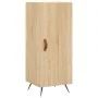 Aparador de madera contrachapada roble Sonoma 34,5x34x180 cm de , Aparadores - Ref: Foro24-3198764, Precio: 101,18 €, Descuen...