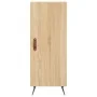 Aparador de madera contrachapada roble Sonoma 34,5x34x180 cm de , Aparadores - Ref: Foro24-3198764, Precio: 101,18 €, Descuen...