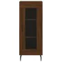 Aparador alto madera contrachapada roble marrón 34,5x34x180 cm by , Sideboards - Ref: Foro24-3199064, Price: 111,84 €, Discou...