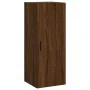 Aparador alto madera contrachapada roble marrón 34,5x34x180 cm by , Sideboards - Ref: Foro24-3199064, Price: 111,84 €, Discou...