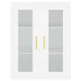 Aparador alto madera contrachapada blanco 69,5x34x180 cm by , Sideboards - Ref: Foro24-3198457, Price: 182,30 €, Discount: %