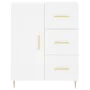 Aparador alto madera contrachapada blanco 69,5x34x180 cm by , Sideboards - Ref: Foro24-3198457, Price: 182,30 €, Discount: %