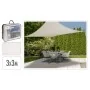 ProGarden Toldo cuadrado color crema 3x3 m de , Sombrillas - Ref: Foro24-446749, Precio: 39,66 €, Descuento: %