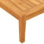 Banco de jardín y mesa cojines crema madera maciza de acacia von , Modulare Sofas für den Außenbereich - Ref: Foro24-316314, ...