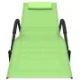 Tumbona mecedora de acero y textileno verde de , Tumbonas - Ref: Foro24-318119, Precio: 75,76 €, Descuento: %