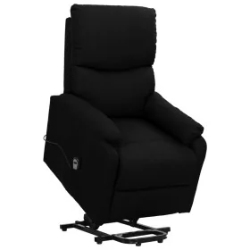 Sillón elevable tela negro de , Sillones - Ref: Foro24-329741, Precio: 362,35 €, Descuento: %
