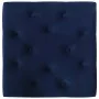 Taburete de terciopelo azul marino 60x60x36 cm de , Taburetes de cocina - Ref: Foro24-329928, Precio: 65,03 €, Descuento: %