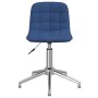 Sillas de comedor giratorias 2 unidades tela azul de , Sillas de comedor - Ref: Foro24-334055, Precio: 94,84 €, Descuento: %