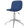 Sillas de comedor giratorias 2 unidades tela azul de , Sillas de comedor - Ref: Foro24-334055, Precio: 94,84 €, Descuento: %