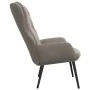 Silla de relajación de terciopelo gris claro von , Sessel - Ref: Foro24-341229, Preis: 107,27 €, Rabatt: %