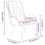 Silla de relajación de terciopelo gris claro von , Sessel - Ref: Foro24-341229, Preis: 107,27 €, Rabatt: %