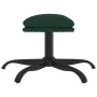 Reposapiés de tela verde oscuro 60x60x36 cm de , Otomanas - Ref: Foro24-341572, Precio: 38,53 €, Descuento: %