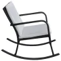 Silla mecedora de jardín ratán sintético negro de , Sillas de jardín - Ref: Foro24-42493, Precio: 90,37 €, Descuento: %