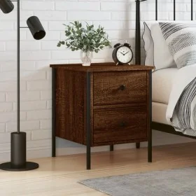 Mesita de noche madera de ingeniería marrón roble 40x42x50 cm by , Nightstands - Ref: Foro24-825991, Price: 45,11 €, Discount: %