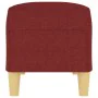 Banco de tela rojo vino tinto 100x35x41 cm de , Bancos - Ref: Foro24-349381, Precio: 59,36 €, Descuento: %