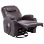 Sillón de masaje mecedora de cuero sintético marrón de , Sillones de masaje eléctricos - Ref: Foro24-246636, Precio: 589,66 €...