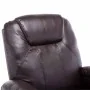 Sillón de masaje mecedora de cuero sintético marrón de , Sillones de masaje eléctricos - Ref: Foro24-246636, Precio: 589,66 €...