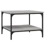 Mesa de centro madera de ingeniería gris Sonoma 55x55x40 cm by , Coffee table - Ref: Foro24-832831, Price: 40,60 €, Discount: %