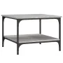Mesa de centro madera de ingeniería gris Sonoma 55x55x40 cm by , Coffee table - Ref: Foro24-832831, Price: 40,60 €, Discount: %