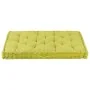 Cojín para palés algodón verde 120x80x10 cm de , Cojines para sillas y sofás - Ref: Foro24-48686, Precio: 68,93 €, Descuento: %