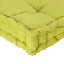 Cojín para palés algodón verde 120x80x10 cm de , Cojines para sillas y sofás - Ref: Foro24-48686, Precio: 68,93 €, Descuento: %