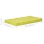 Cojín para palés algodón verde 120x80x10 cm de , Cojines para sillas y sofás - Ref: Foro24-48686, Precio: 68,93 €, Descuento: %