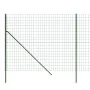 Cerca de alambre de acero galvanizado verde 1,4x10 m de , Paneles de vallas - Ref: Foro24-154067, Precio: 93,74 €, Descuento: %