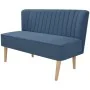 Sofá de tela azul 117x55,5x77 cm de , Sofás - Ref: Foro24-244072, Precio: 265,04 €, Descuento: %
