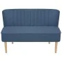 Sofá de tela azul 117x55,5x77 cm de , Sofás - Ref: Foro24-244072, Precio: 265,04 €, Descuento: %