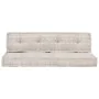 Cojín para sofá de palés tela marrón claro patchwork de , Cojines para sillas y sofás - Ref: Foro24-287719, Precio: 144,90 €,...