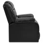 Sillón reclinable cuero sintético negro de , Sillones - Ref: Foro24-288495, Precio: 244,34 €, Descuento: %