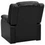 Sillón reclinable cuero sintético negro de , Sillones - Ref: Foro24-288495, Precio: 244,34 €, Descuento: %