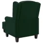 Sillón con reposapiés tela verde oscuro de , Sillones - Ref: Foro24-320157, Precio: 302,81 €, Descuento: %