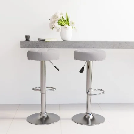 Taburetes de cocina 2 unidades tela gris von , Küchenhocker - Ref: Foro24-332971, Preis: 107,91 €, Rabatt: %
