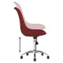 Sillas de comedor giratorias 2 unidades tela rojo tinto de , Sillas de comedor - Ref: Foro24-338351, Precio: 147,57 €, Descue...