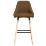 Taburete de cocina tela marrón by , Kitchen stools - Ref: Foro24-338745, Price: 87,18 €, Discount: %